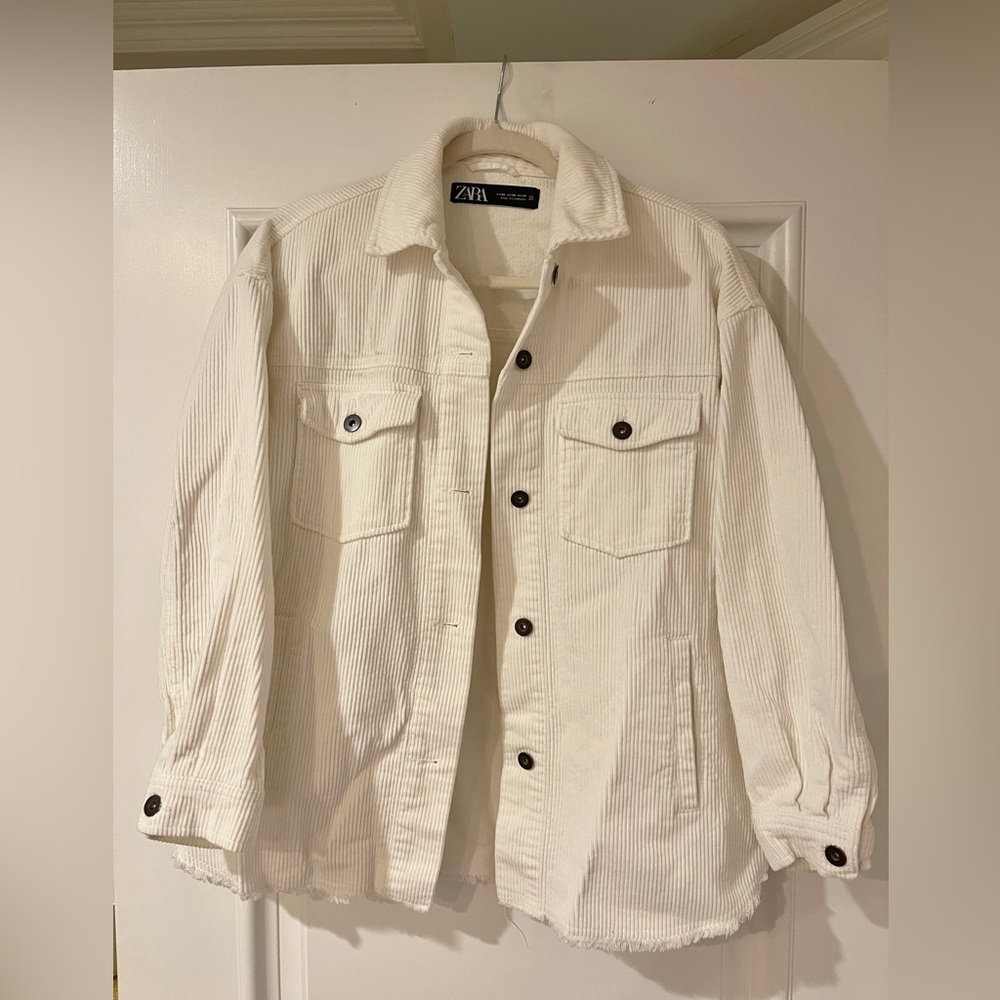 ZARA CORDUROY OVERSIZED JACKET